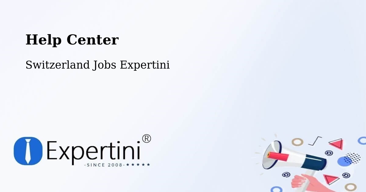 Help Center – Villigen - Switzerland Jobs Expertini
